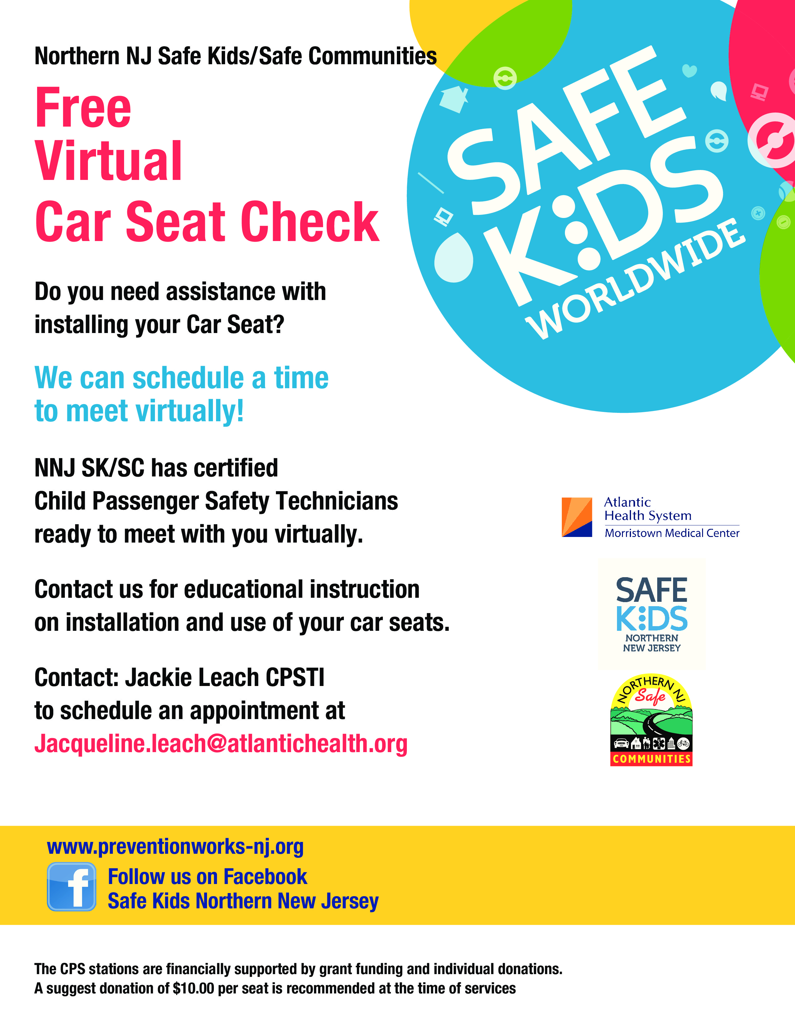 How To Schedule A Virtual Car Seat Check Prevention Works Virtual Car Seat Check, Car Seat Certification Nj